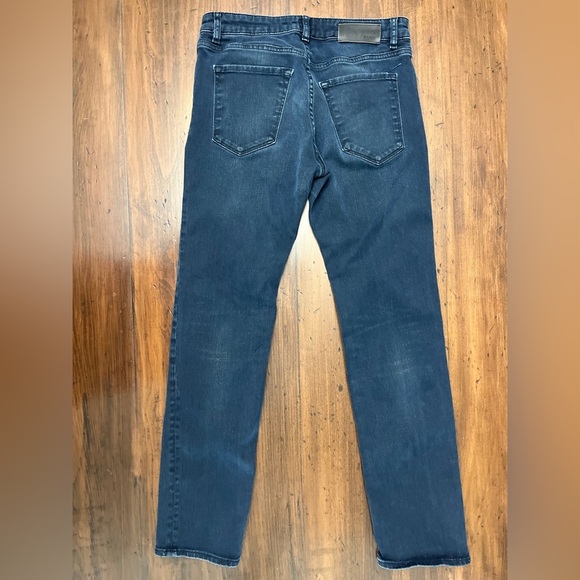 Boss Hugo Boss Jeans Size 30 X 32 Dark Wash Skinny School Preppy Logo Designer - Picture 8 of 16